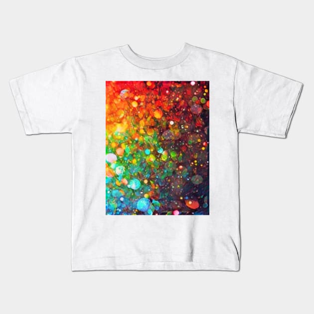 Bokeh Kids T-Shirt by RainbowStudios